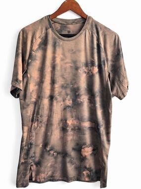 Lululemon Always Agile Short SleeveDiamond Dye Sedona Sunset Graphite Grey M